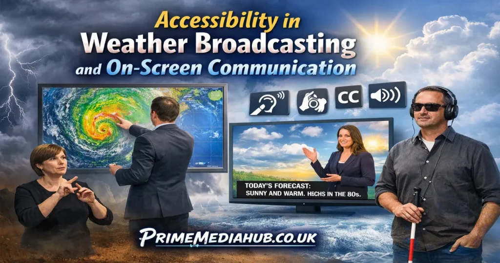 Accessibility in Weather Broadcasting and On-Screen Communication