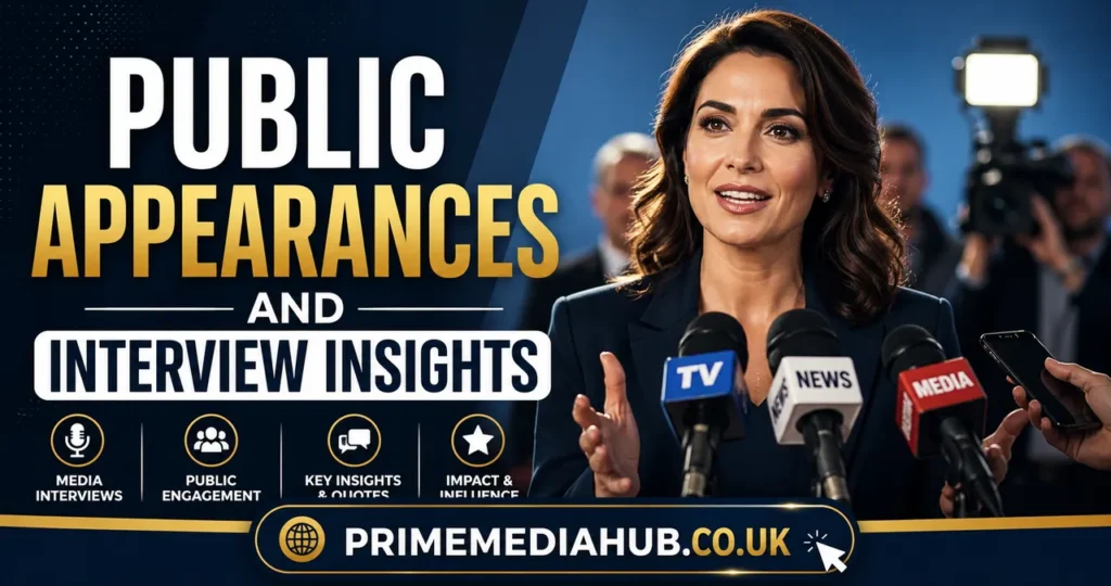 Public Appearances and Interview Insights