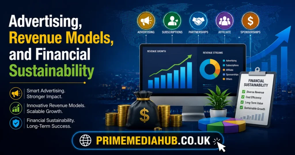 Advertising, Revenue Models, and Financial Sustainability