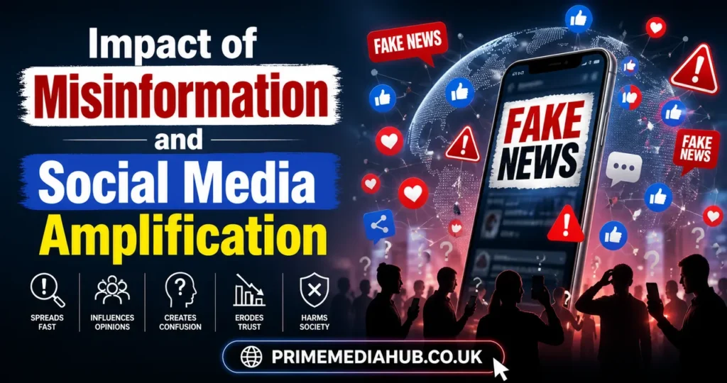 Impact of Misinformation and Social Media Amplification