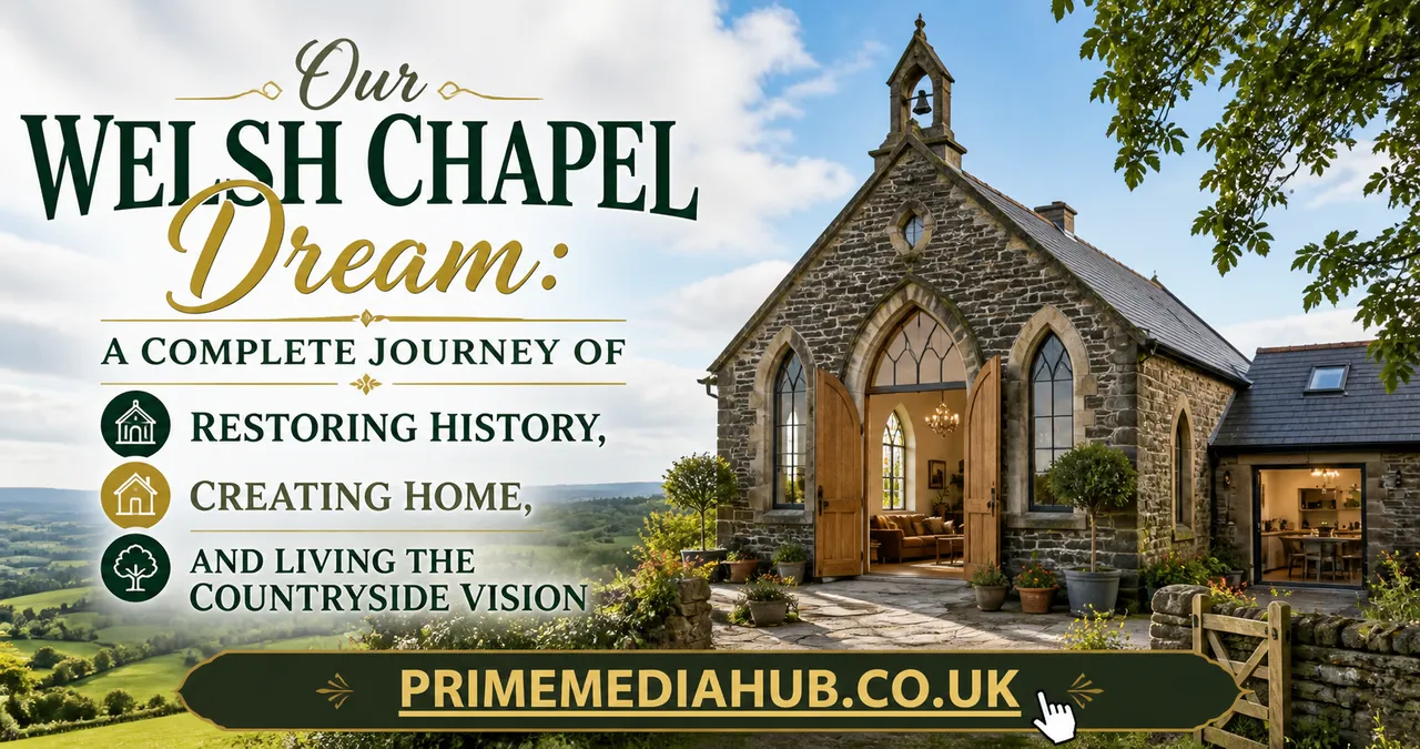 Our Welsh Chapel Dream: A Complete Journey of Restoring History, Creating Home, and Living the Countryside Vision