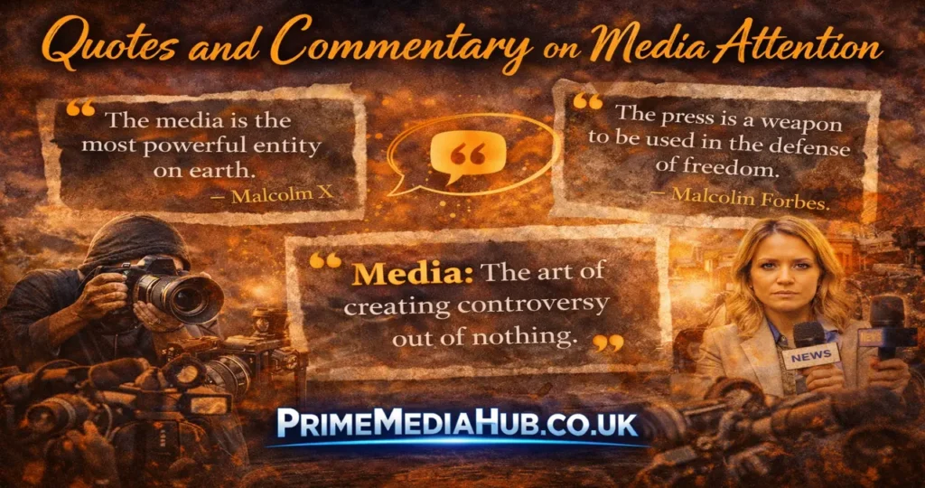 Quotes and Commentary on Media Attention
