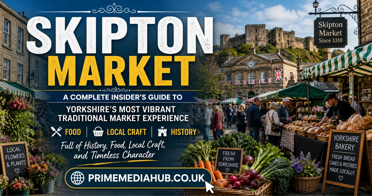 Skipton Market: A Complete Insider’s Guide to Yorkshire’s Most Vibrant Traditional Market Experience Full of History, Food, Local Craft, and Timeless Character
