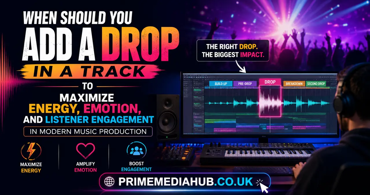 When Should You Add a Drop in a Track to Maximize Energy, Emotion, and Listener Engagement in Modern Music Production