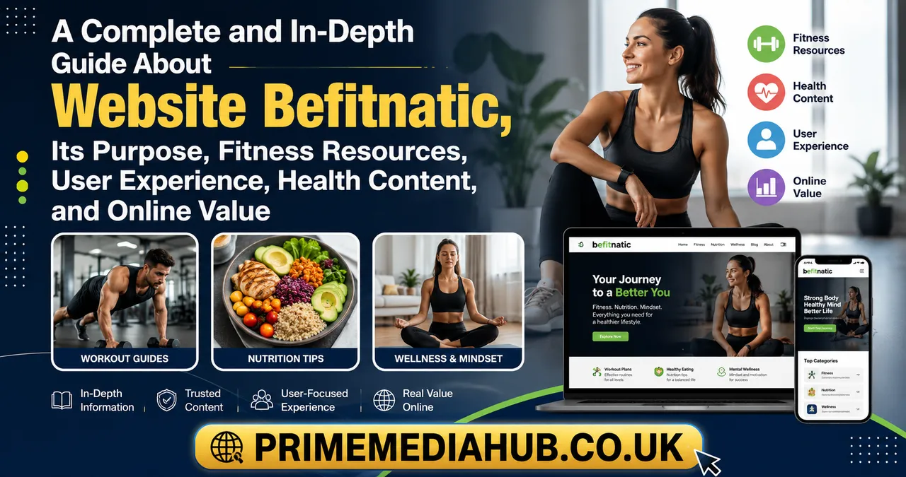 A Complete and In-Depth Guide About Website Befitnatic, Its Purpose, Fitness Resources, User Experience, Health Content, and Online Value