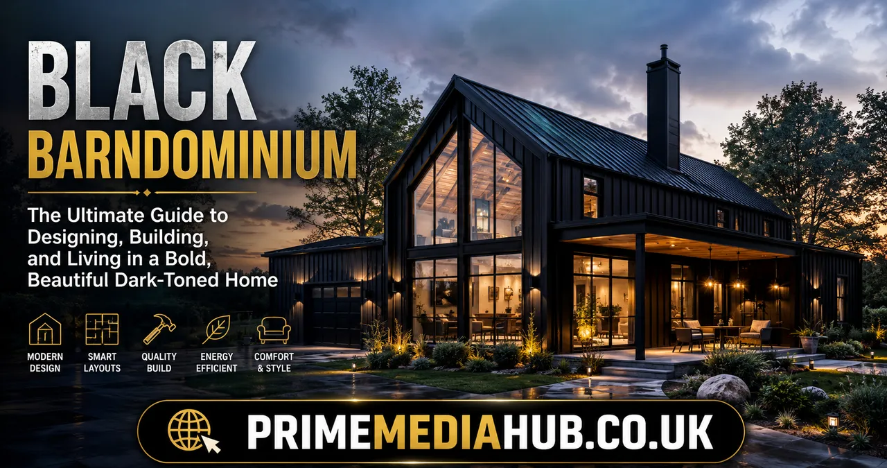 Black Barndominium: The Ultimate Guide to Designing, Building, and Living in a Bold, Beautiful Dark-Toned Home