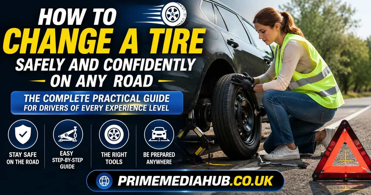 How to Change a Tire Safely and Confidently on Any Road: The Complete Practical Guide for Drivers of Every Experience Level