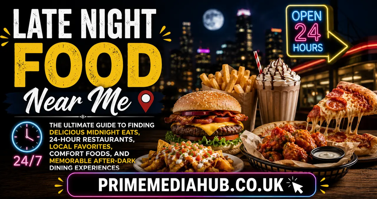 Late Night Food Near Me: The Ultimate Guide to Finding Delicious Midnight Eats, 24-Hour Restaurants, Local Favorites, Comfort Foods, and Memorable After-Dark Dining Experiences 2 Late Night Food Near Me